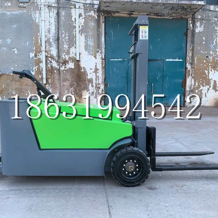 微山县小型电动叉车1吨2吨步行站驾式电瓶堆高充电装卸车液压升降车铲车